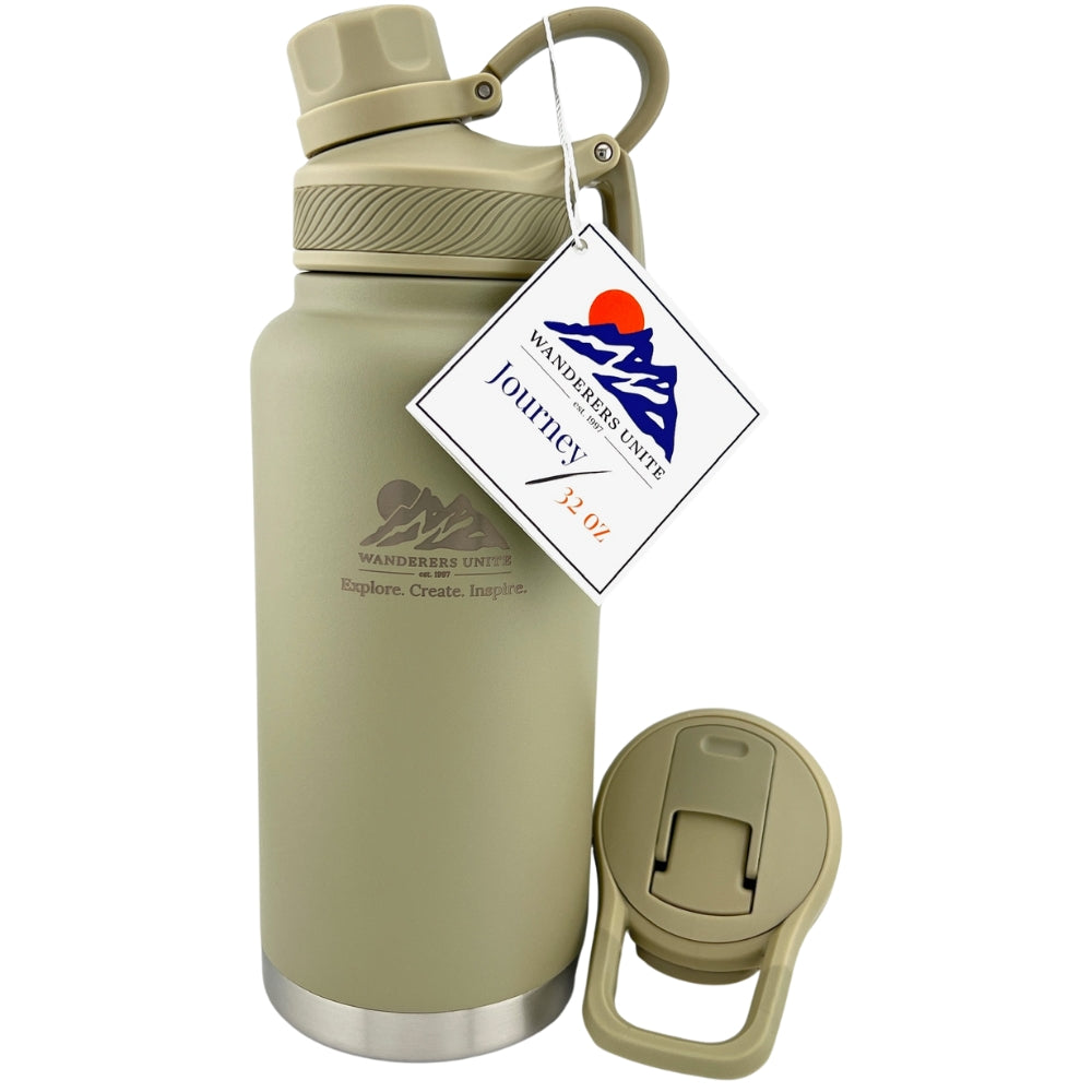 The Journey, 32 oz Stainless Steel Insulated Bottle